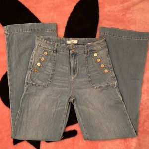 Dynamite Wide Leg High Waisted Jeans